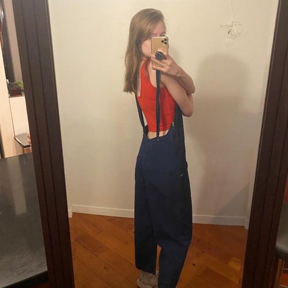GUESS Light-Weight Denim Jumpsuit / Overalls - Picture 3 of 12